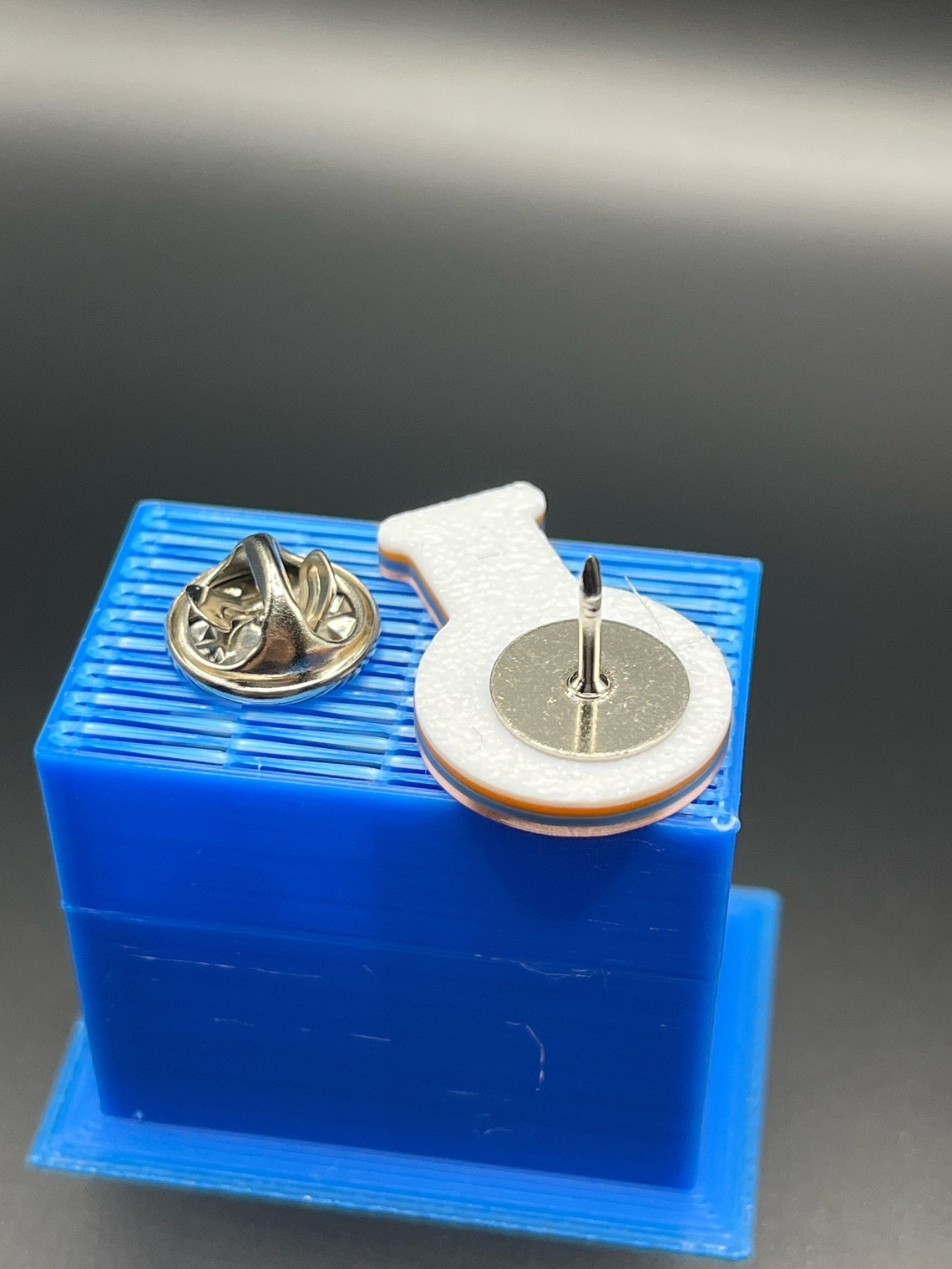 Flask Pin. Simple Design 3d Printed for Lapel, Lanyard or Bags. - Etsy