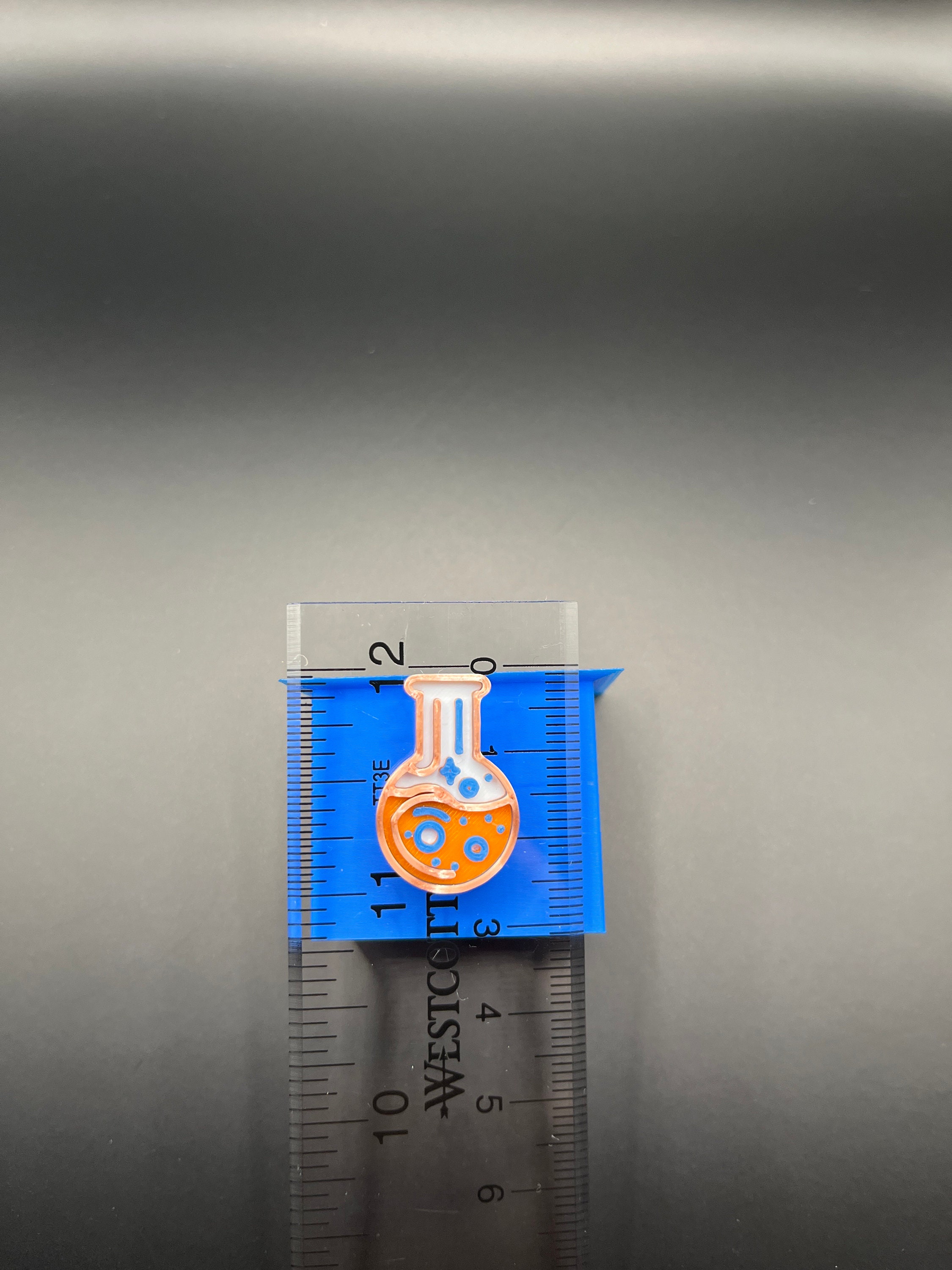 Flask Pin. Simple Design 3d Printed for Lapel, Lanyard or Bags. - Etsy