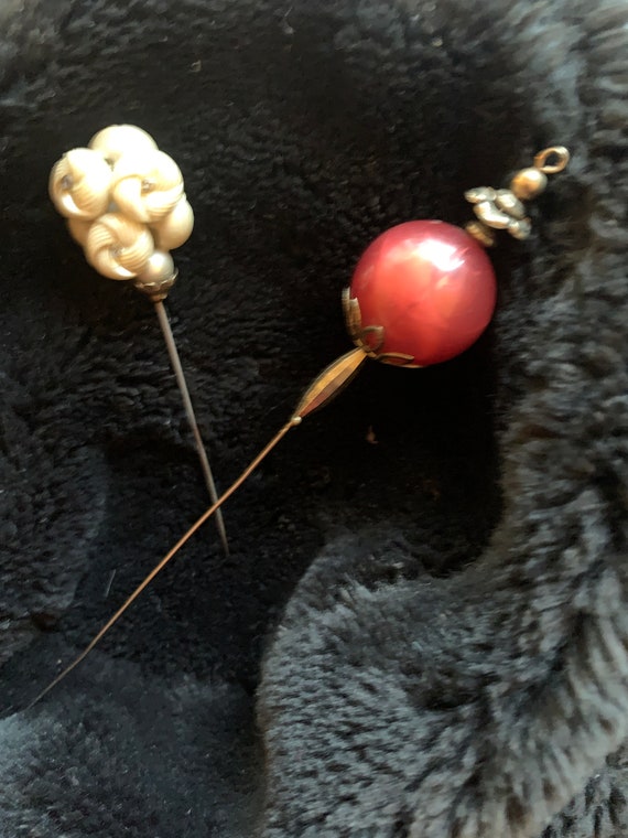 Beautiful Vintage Hat Pins, Stick Pins for Ladies… - image 5