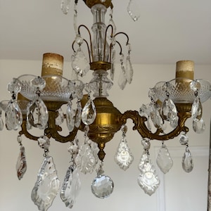 Lustre vintage à 5 branches, France