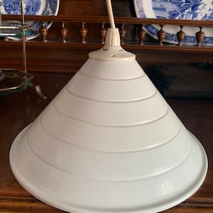 French vintage pendant light shade