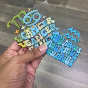 Double sided uv dtf prints/stickers
