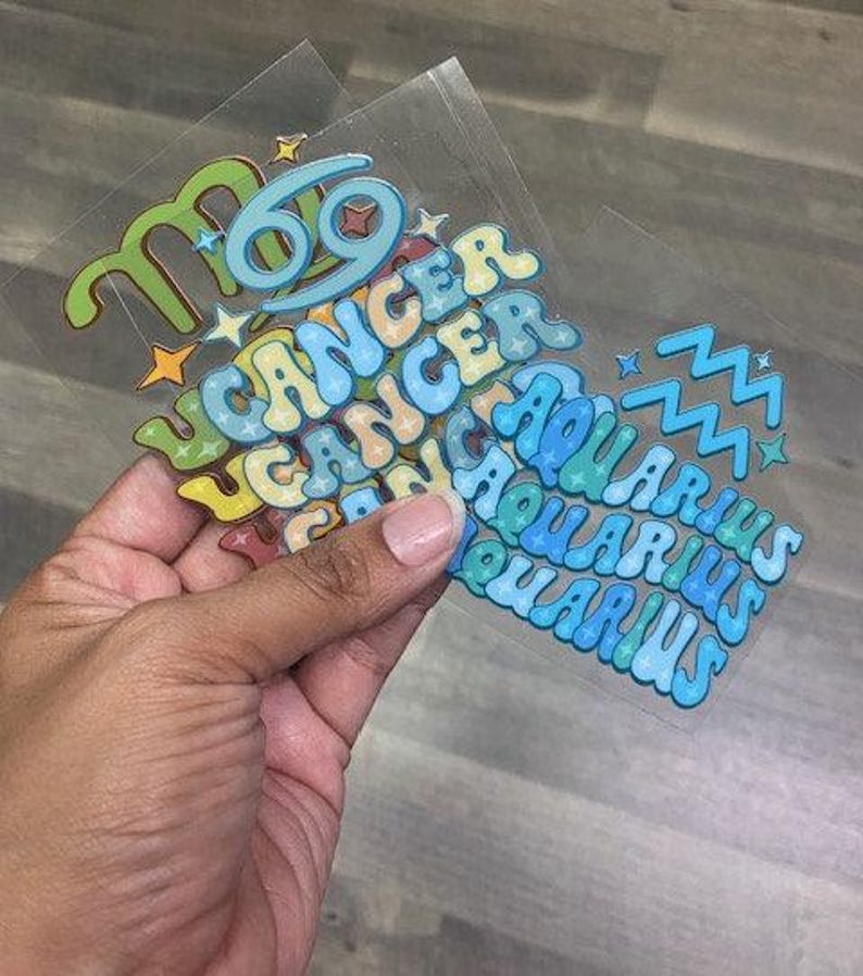 Double sided uv dtf prints/stickers