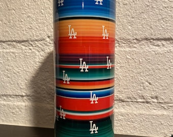Custom- Personalized- 20 oz. tumbler- Serape LA