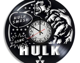 Maison Marvel Iron Man Avengers Vinyle Horloge Murale Unique Cadeaux D Anniversaire Decoration Thenewsbullet Com