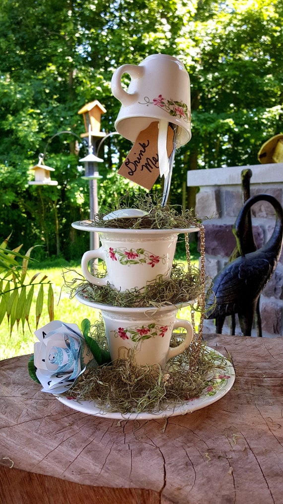 Tea Party Wedding Reception Shower Alice In Wonderland Mad Etsy