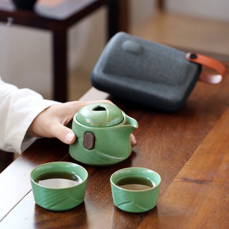 Bamboo Kung Fu Tea Set ( 1 Pot with 2 Cups ) – ACERA LIVEN