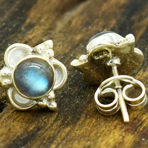 Mutter Geschenk Ohrringe, Natürlicher Labradorit Edelstein Silber Ohrringe, Schöne Ohrringe, Geburtstag Geschenk Ohrring, Top Labradorit Ohrring für Mädchen