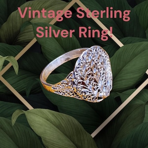 Vintage, 925 Sterling Silver Ring!