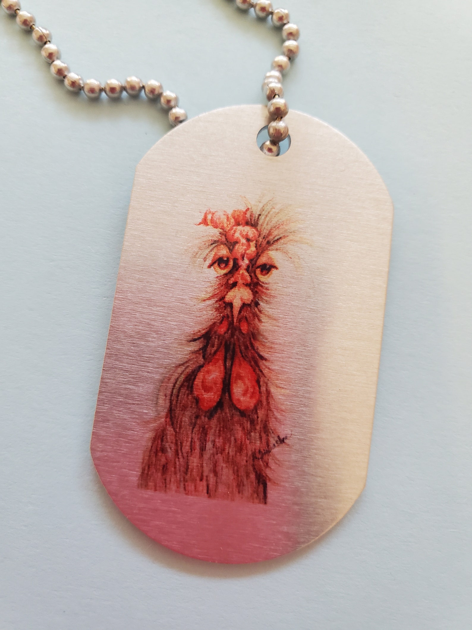 Whimsical Animal Art Dog Tags Etsy