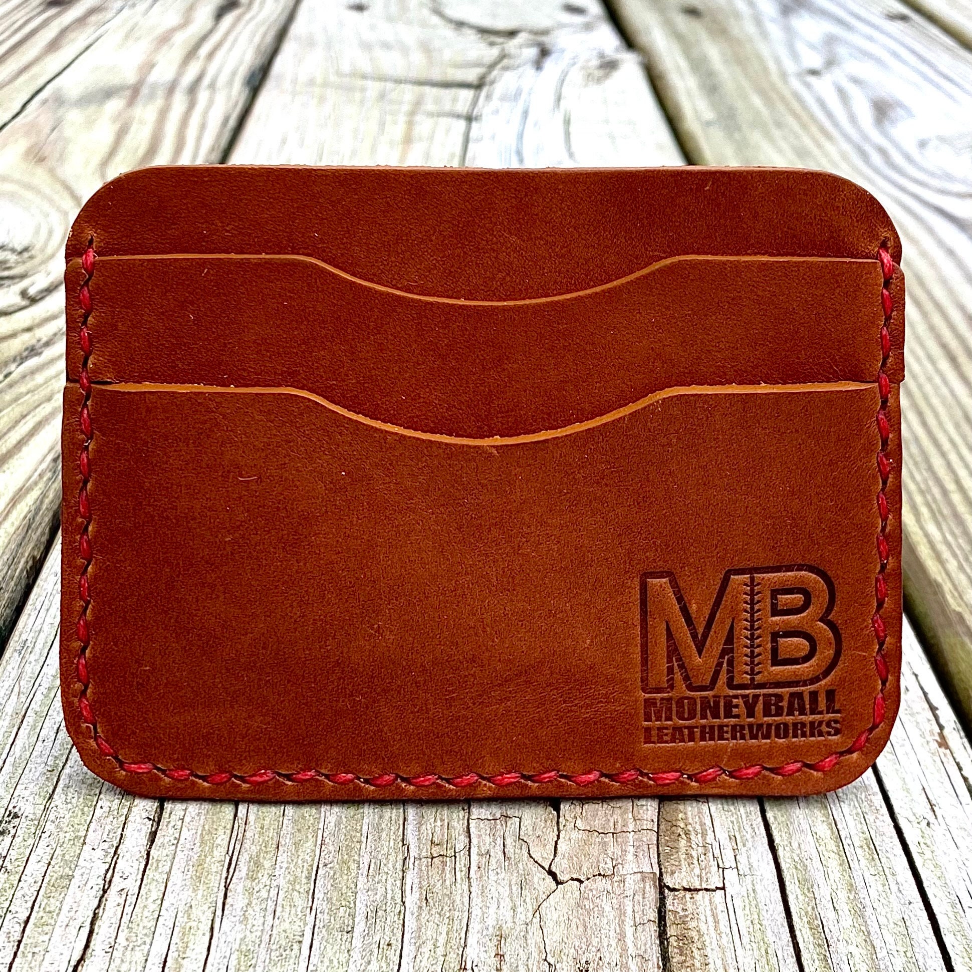 Stan Musial Baseball Glove Leather Wallet Minimalist Leather 