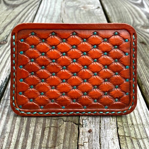 Leather minimalist wallet