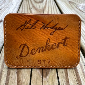 Cartera minimalista con forma de guante de béisbol de Gil Hodges