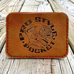 Cartera minimalista de cuero con forma de guante de béisbol de Ted Williams