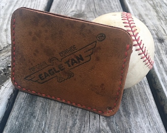 Cartera minimalista con forma de guante de béisbol