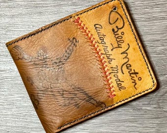 Billy Martin Baseballhandschuh-Ledertasche