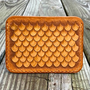 Cartera minimalista de piel