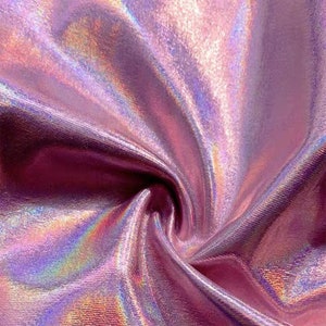 11 Colors Shiny Stretch Foil Fabric,Lightweight Knit Jersey Fabric,Polyester Spandex Fabric,Stretch Foil Fabric,Sewing Craft,By the Yard