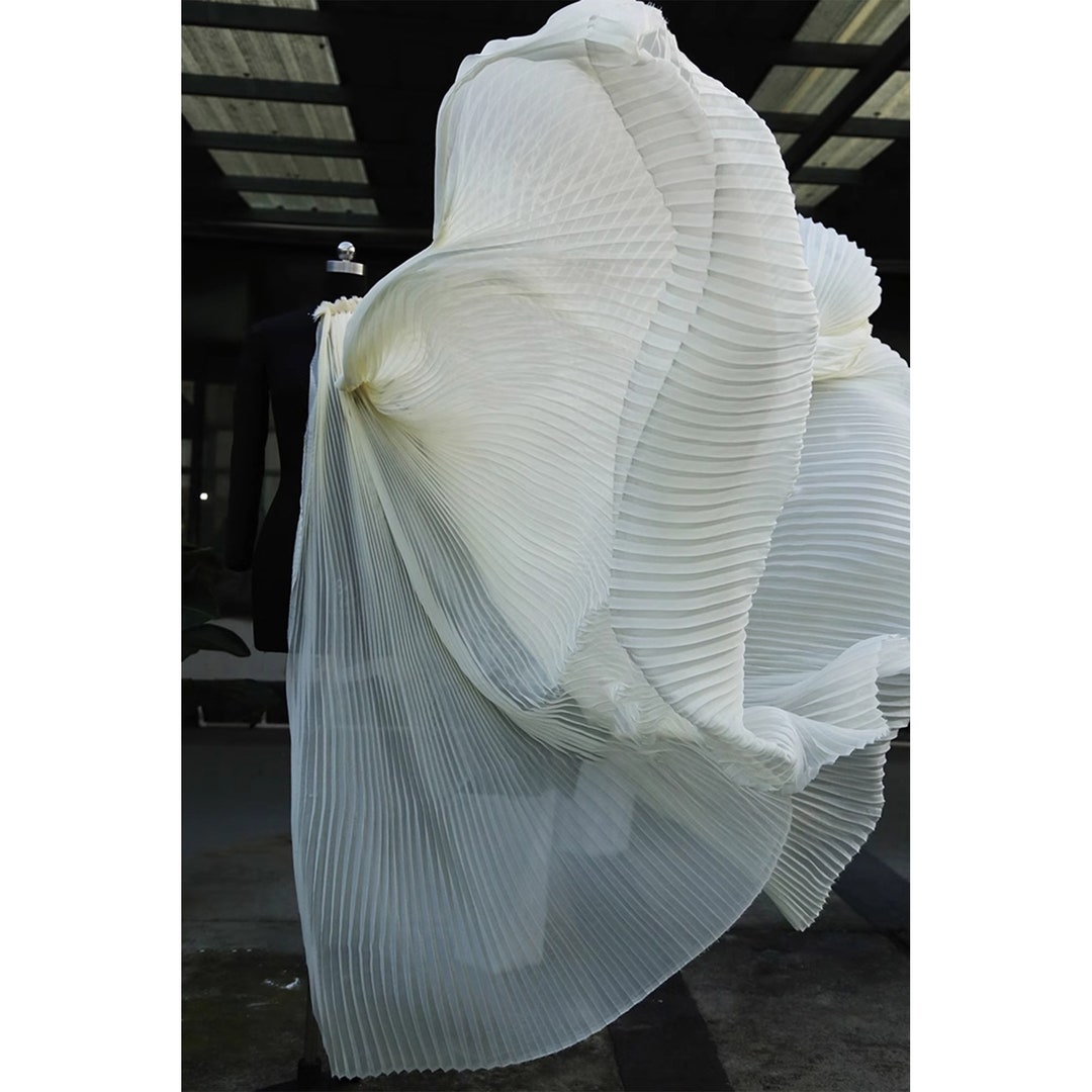 CD 25 Dress Cream White Tulle Fabric