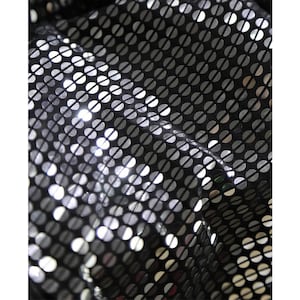 Silver Paillette Fabric Hologram Round Square Sparkle Sequins for Sewing Costumes Apparel Crafts Dress Fabric,Prom,Party Dress,Even Dress