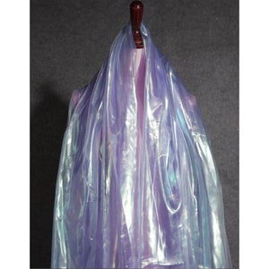 8 kleuren iriserende holografische gaasstof, magische organzastof, trouwjurk, achtergrondstof, feestdecor, doe-het-zelfbenodigdheden, groothandelstof afbeelding 3