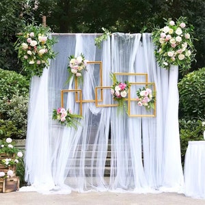 Wedding Arch Fabric Drape / Georgette Draping Fabric for Wedding Backdrop / Photography background / Soft Tulle wedding arch or tree decor