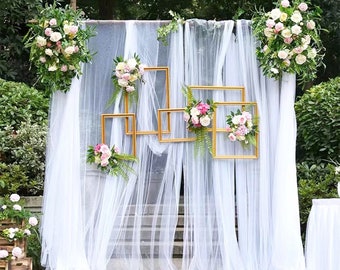 Wedding Arch Fabric Drape / Georgette Draping Fabric for Wedding Backdrop / Photography background / Soft Tulle wedding arch or tree decor