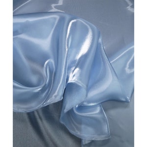 20 Solid Colors High Glossy Liquid Organza Fabric Soft Tulle Lace Fabric For Girl Dress Tutu Wedding Dress,Bridal Veil,Prom Dress,Costume