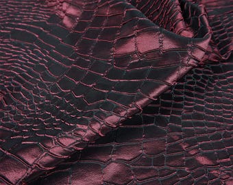 4 Farben Alligator Print Jacquard Brokat Stoffe,3D Krokodil Print Unregelmäßige Stoffe, Rindenstruktur Stoff,Vorhang,Polsterung,Kostüm