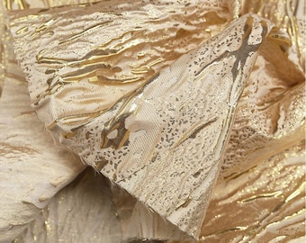 Retro Gilding Jacquard Brocaded Fabrics, Bump Design Fabric, 3D Irregular Fabrics, Fold Fabric, Dust Coat Fabric,Upholstery,Designer Fabric