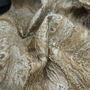 Medieval Jacquard Brocaded Fabrics, Bump Design Fabric, 3D Irregular Fabrics,Dust Coat Fabric,Curtain,Upholstery,Dress Fabric,Prom Dress