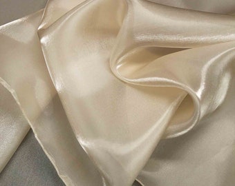 13 Farben Flüssiges Hochglanz-Organza-Gewebe Solid Color Harder Organza Tüll-Spitze-Gewebe für Mädchen-Kleid-Ballettröckchen-Kleid Hochzeitskleid Brautschleier
