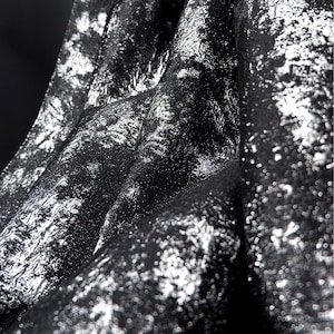 Vintage Luxus Schwarz Silber Jacquard Stoff,Schimmer Stoff Für Abendkleid,Party Kleid,Kleid,Polster Designer Stoff Modeprojekt
