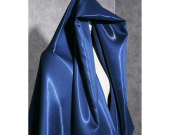 High-Grade Crystal Silk Satin Dress Fabric Liquid Reflective Metallic Future Luster Fashion Apparel Design Fabric 59"