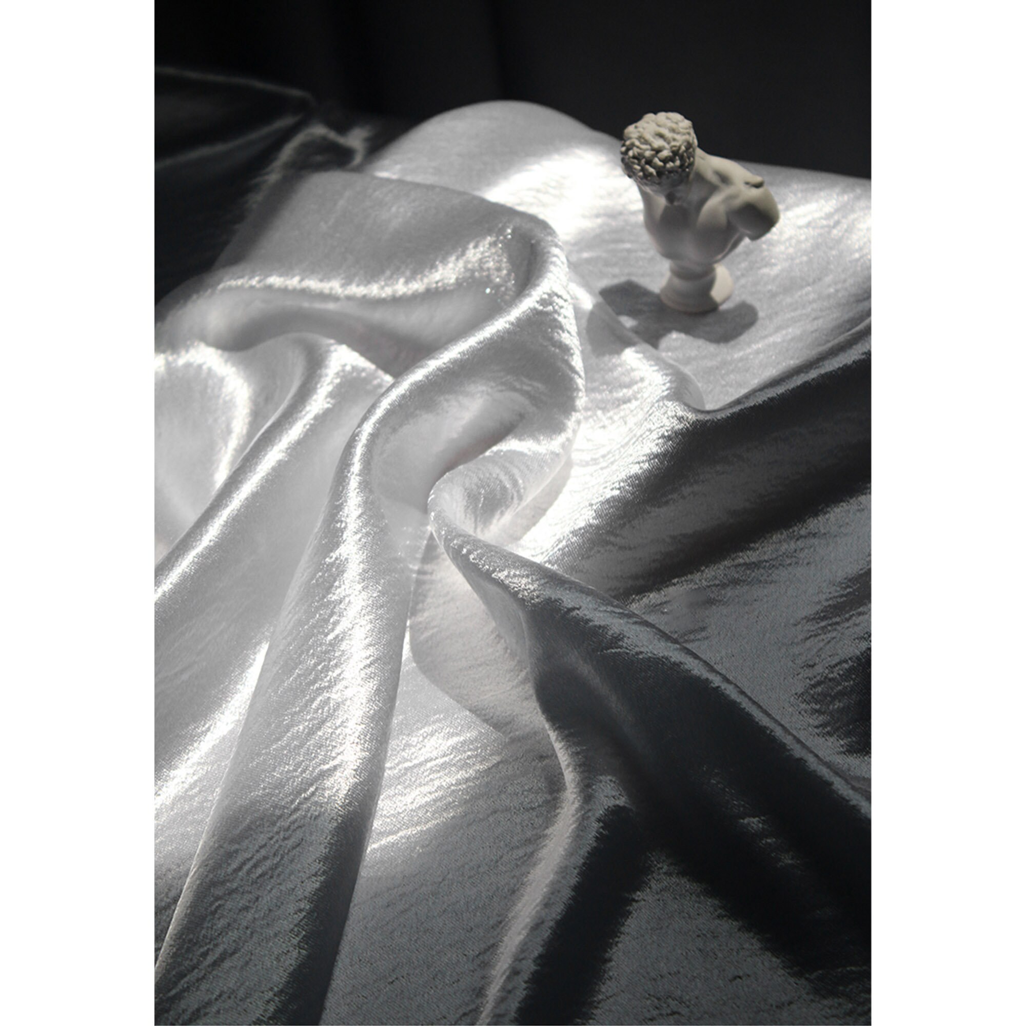white christmas dresses Black and White Velvet Gown with Crystal Embroidered Appliqué main image 0
