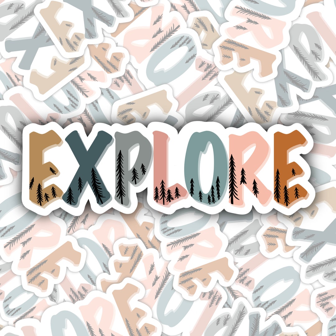 Explorative Sticker Explore Decal | Outdoor Recreation | Travel Stickers | Adventure ...