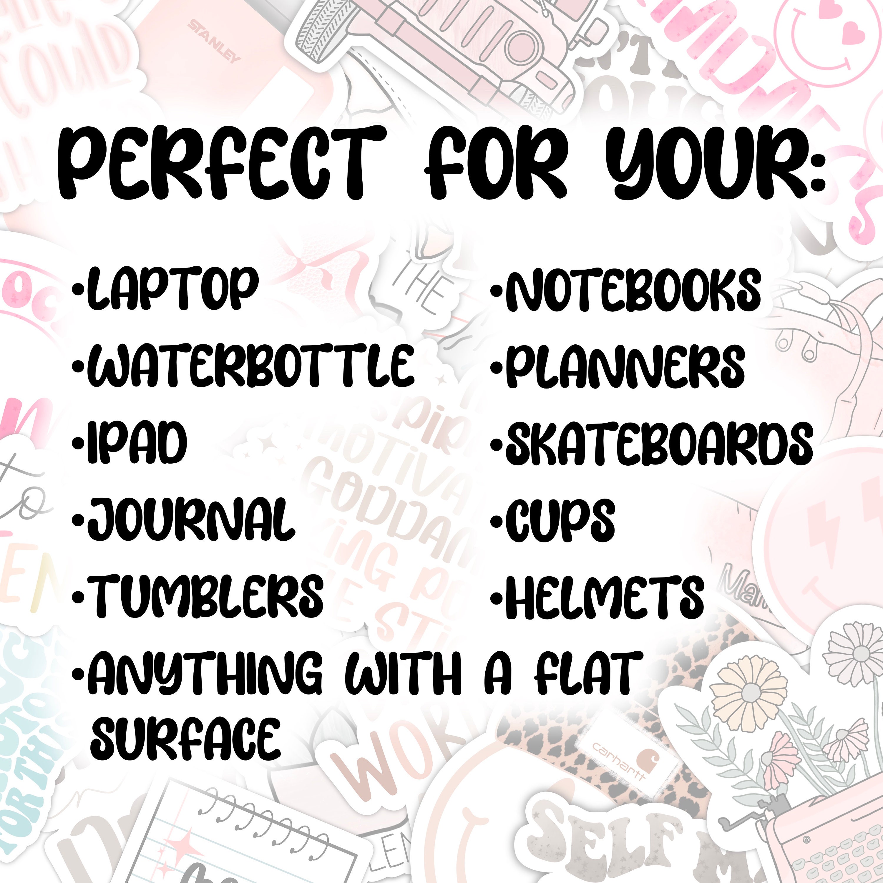 Custom Sticker Pack: Choose Any 3 Vinyl Stickers - Etsy
