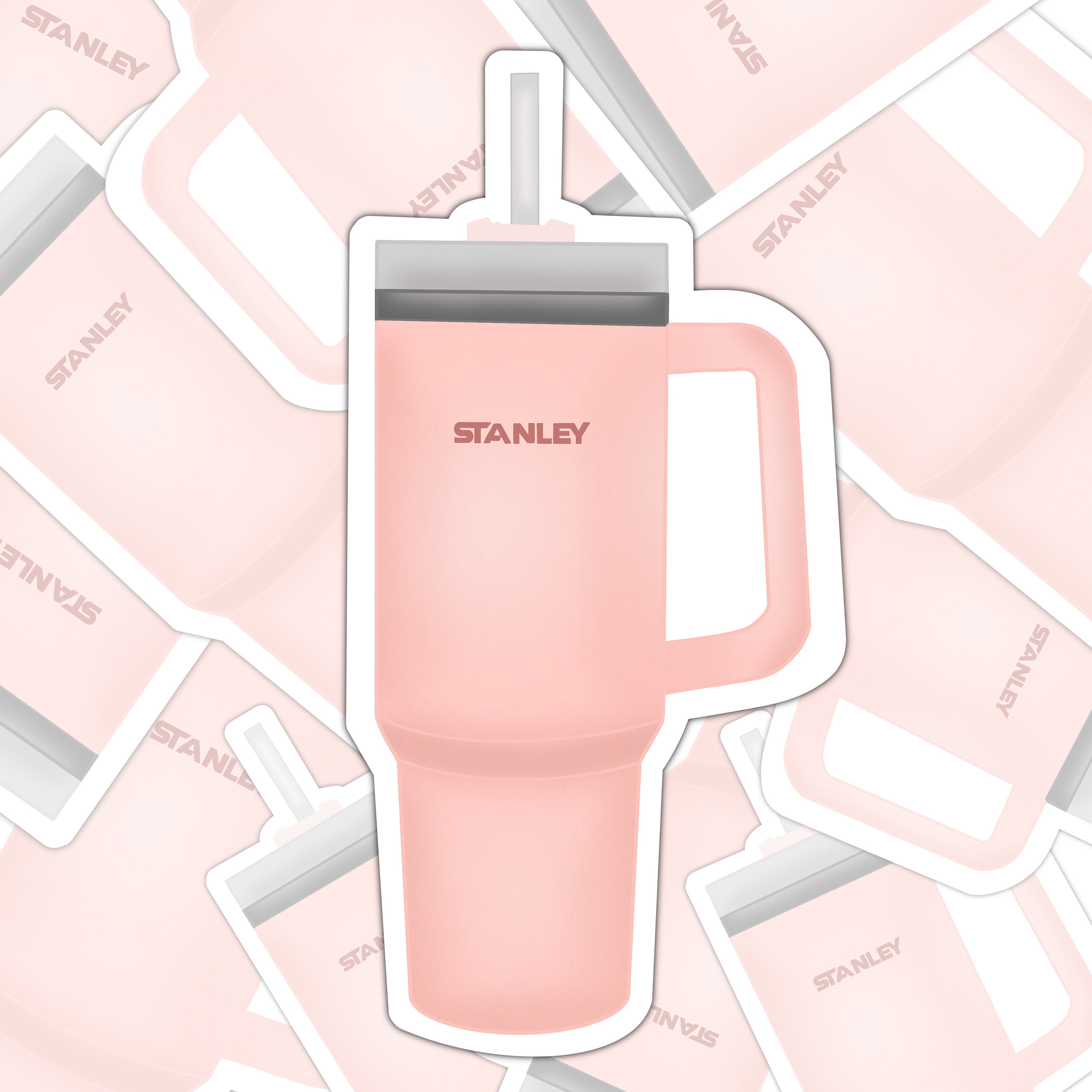 Stanley Sticker, 40oz Handle Sticker, Laptop Decal - Etsy