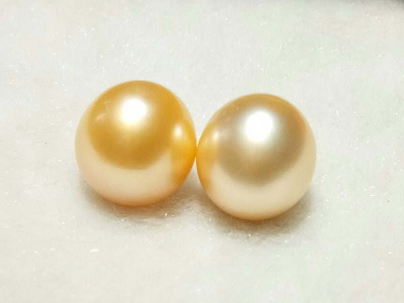 Golden South Sea Pearl Pair,
Matched Golden South Sea Pearls,
Loose Golden Pearl Pair,
Luxury Golden South Sea Pearls,
Natural Golden South Sea Pearl Pair,
Golden Pearl Pair for Earrings,
Golden South Sea Matched Pair,