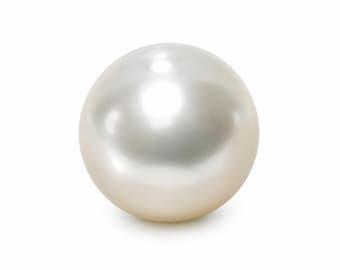 Perla natural suelta de los Mares del Sur de 11 mm, brillo AAA, material para la fabricación de joyas.
