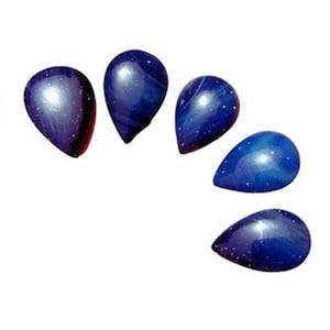 Top Grade Blue Slag Copper Gemstone Lot – 5 Pieces for Rings & Pendants – Wholesale
