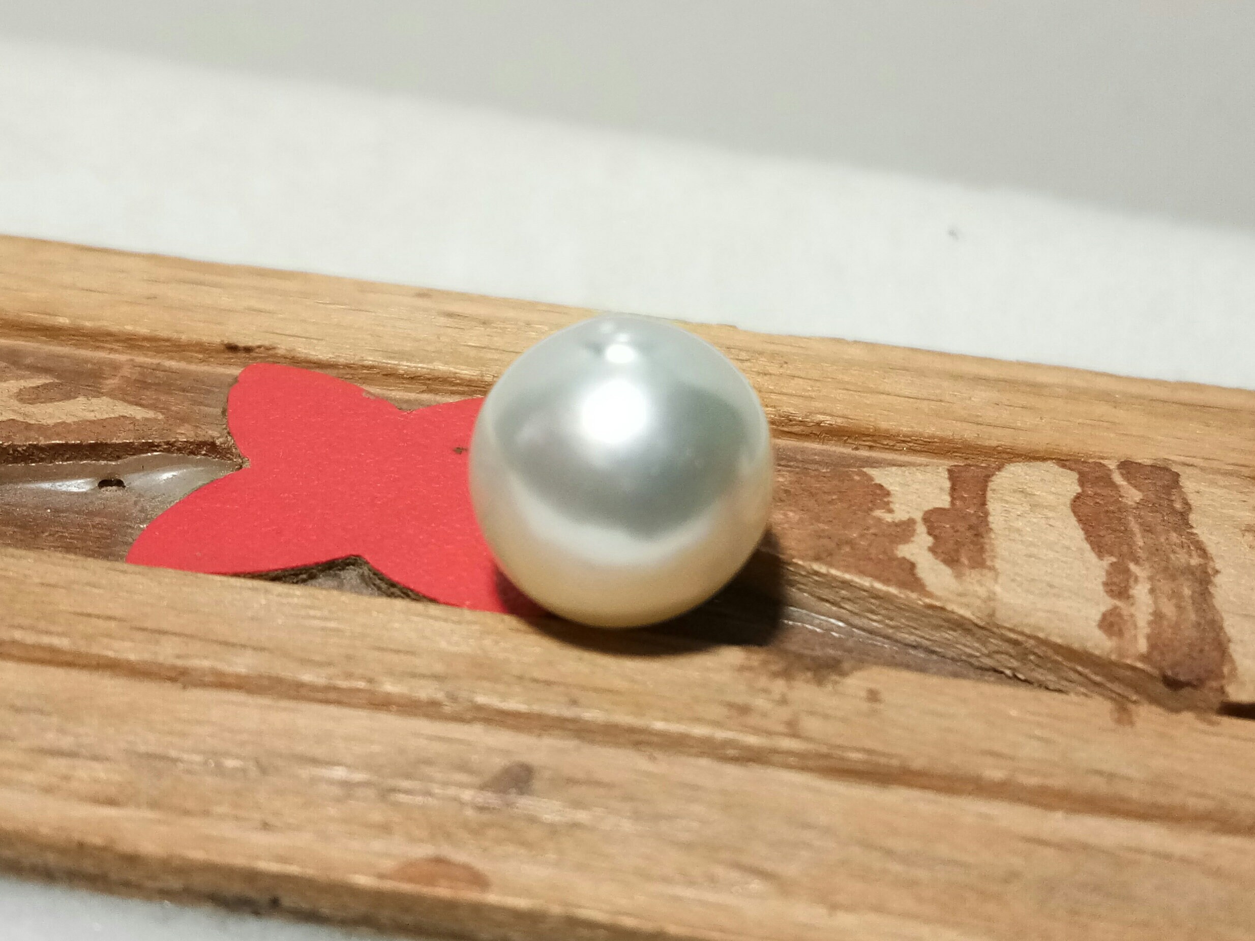 本物の南洋真珠：11mm 天然ホワイトルースパール - Etsy 日本