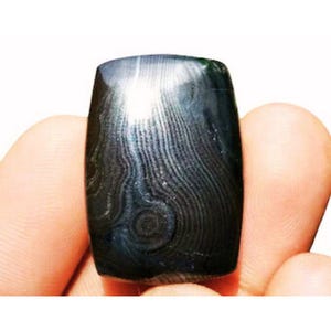 Top Psilomelane designer cushion cabochon....29x20x4mm....26.35 cts...