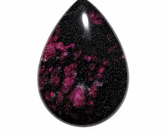 Super Selected 26x19x5mm Natural Eudialyte Cabochon – Bold & Unique Gemstone for Jewelry