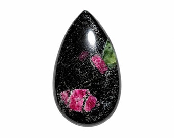 Pear Eudialyte Cabochon: Natural Loose Gemstone (28x17x5 MM)