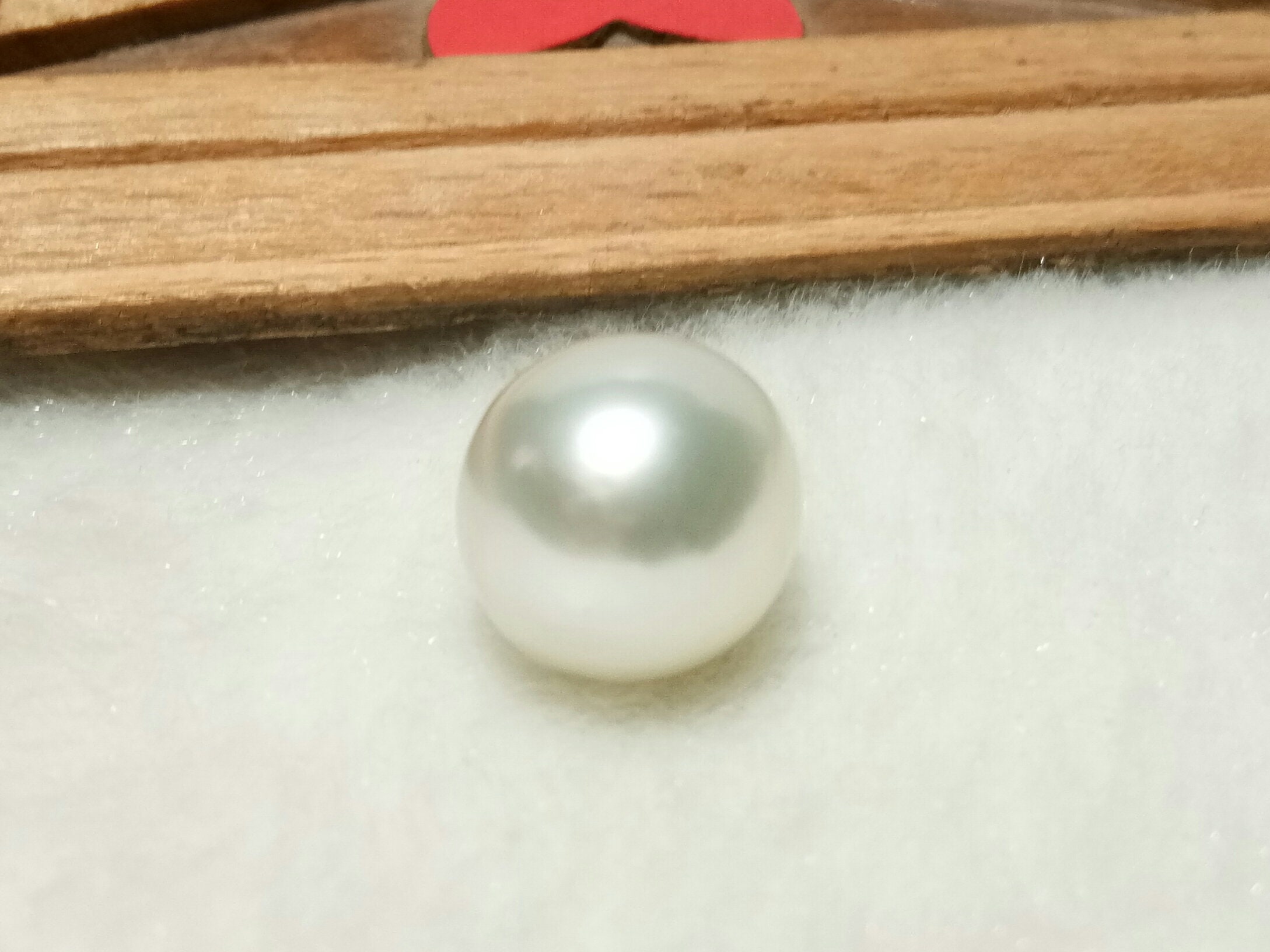 本物の南洋真珠：11mm 天然ホワイトルースパール - Etsy 日本