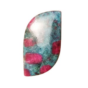 Ruby kyaniet cabochon – losse edelsteen van AAA-kwaliteit, mooie vorm