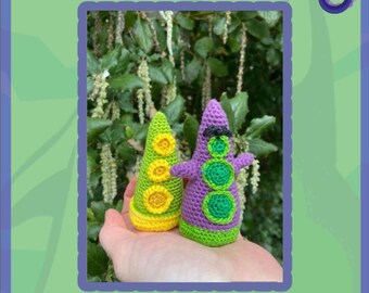 PDF Purple and Green Tentacle Crochet Pattern