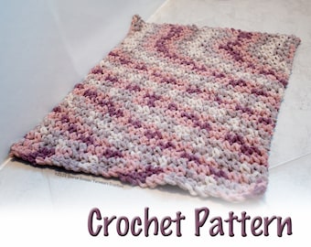 Thick Thermal Stitch Bath Mat Crochet Pattern