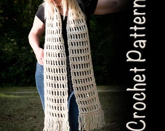 Haynet Beginner Scarf Crochet Pattern